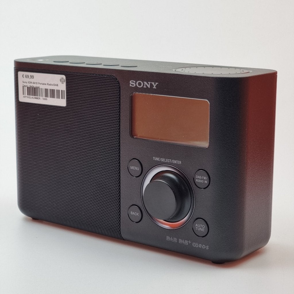 Sony XDR-S61D Portable Radio/DAB Zwart | Nette staat, Sony, Gebruikt, Support@sony.com, 1-7-1 Konan, Minato-ku
Tokyo 108-0075
Japan