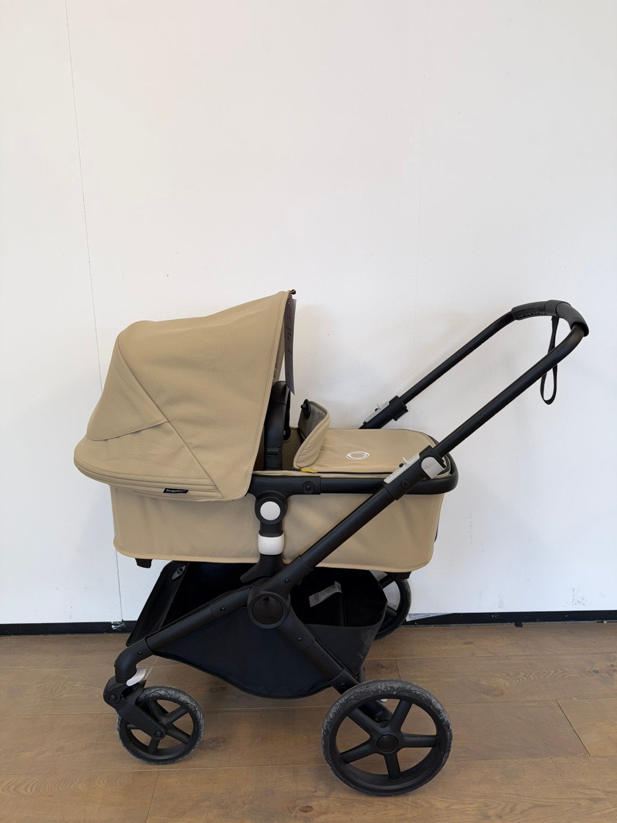 Bugaboo Fox Cub 2 in 1 kinderwagen - Desert beige, Ophalen, Zo goed als nieuw, Regenhoes