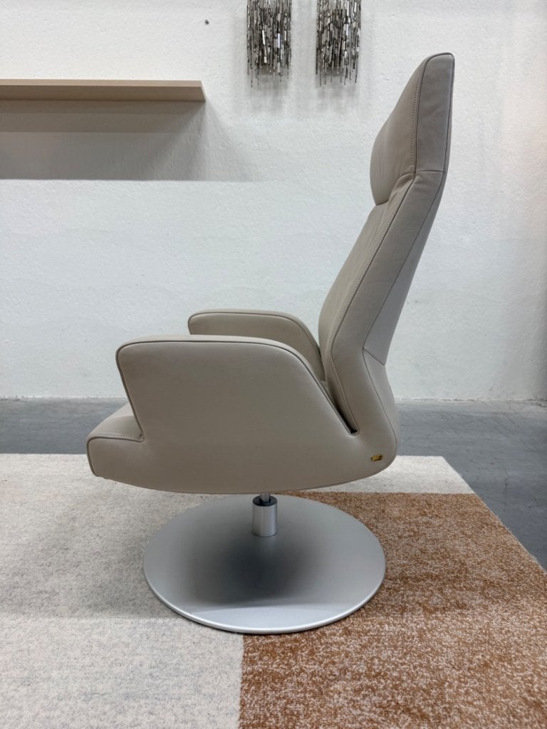 Nette De Sede Draai fauteuil leer design stoel, Gebruikt, De Sede, Leer