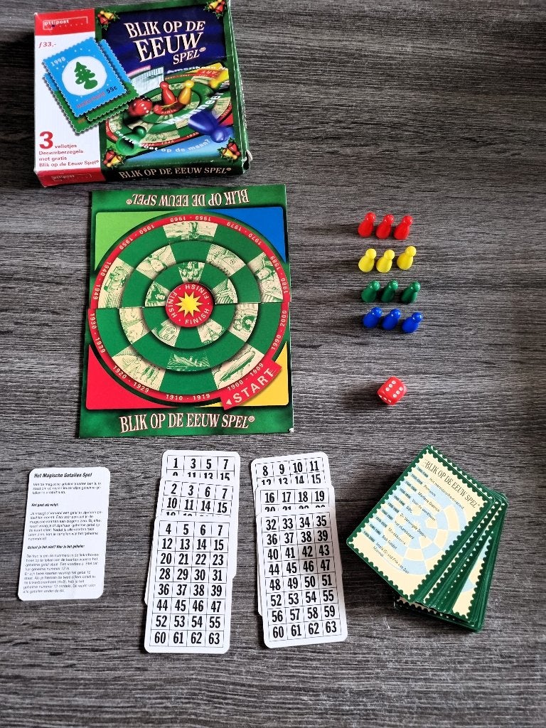 Blik op de Eeuw Spel: Test je kennis van de 20e eeuw, Hobby en Vrije tijd, Gezelschapsspellen | Bordspellen, Vijf spelers of meer