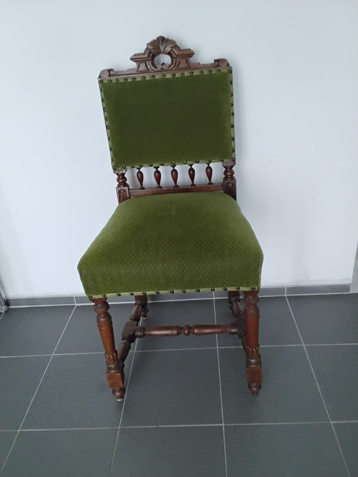 Authentieke Antieke Kasteelstoel, Antiek en Kunst, Antiek | Meubels | Stoelen en Banken, Ophalen