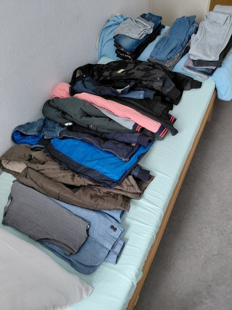 Jongens kleding maat 146, Ophalen, Zo goed als nieuw, Setje, Onbekend