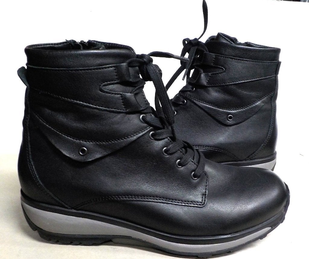 Xsensible veterboots zwart leer maat 39 G, Xsensible Verkooporganisatie Nederland, Oude Kleefsebaan 119 - 6572 AK Berg en Dal