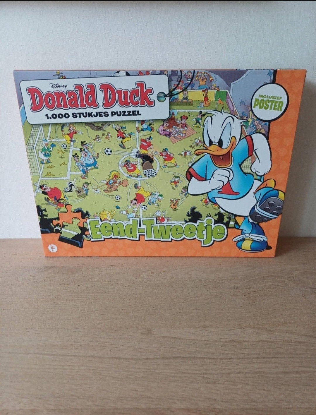 Donald Duck Puzzel 1000 Stukjes - Eend-Tweetje., Ophalen of Verzenden, 500 t/m 1500 stukjes, Zo goed als nieuw, Legpuzzel