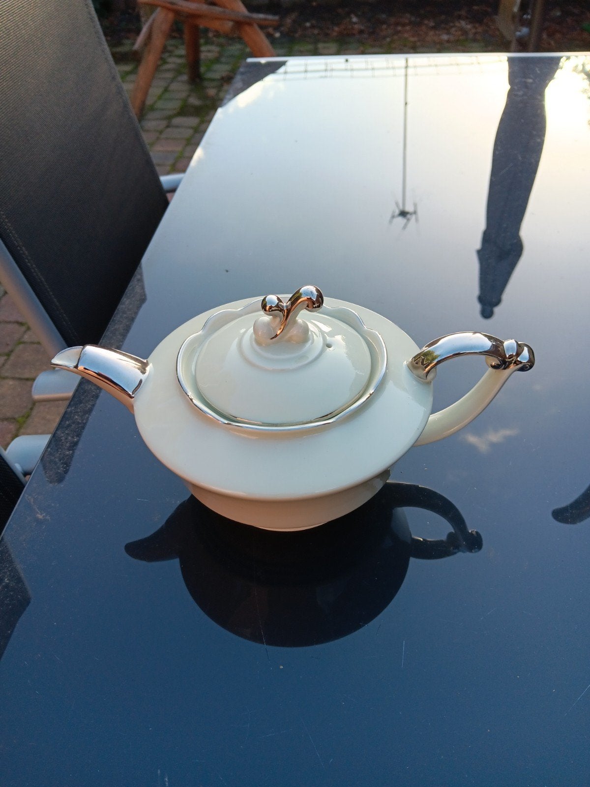 Vintage C. T.Tielsch-Altwasser koffieTheeservies 12 Personen, Ophalen of Verzenden