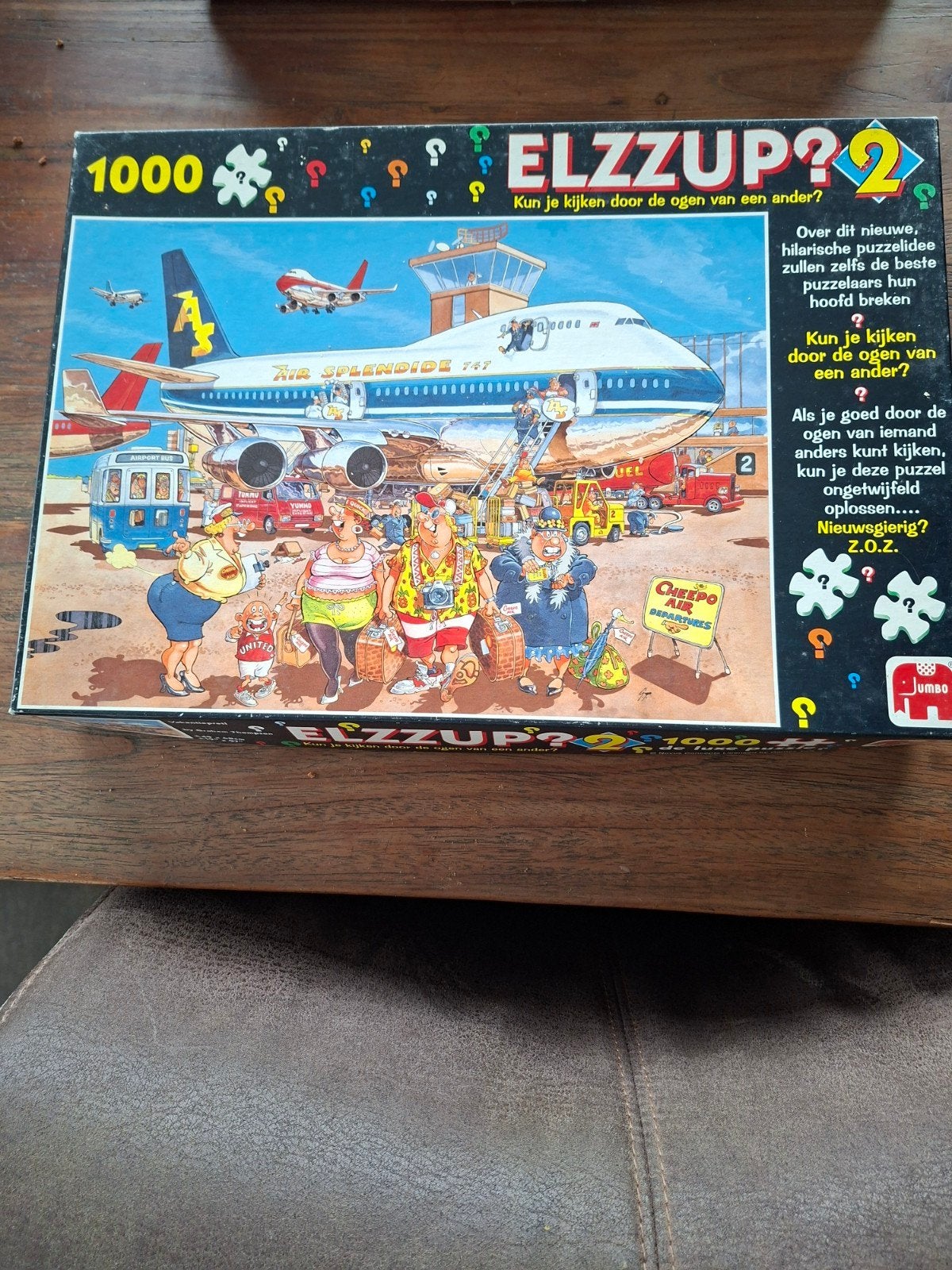 Wasgij original 2 happy holidays, Ophalen of Verzenden, 500 t/m 1500 stukjes, Zo goed als nieuw