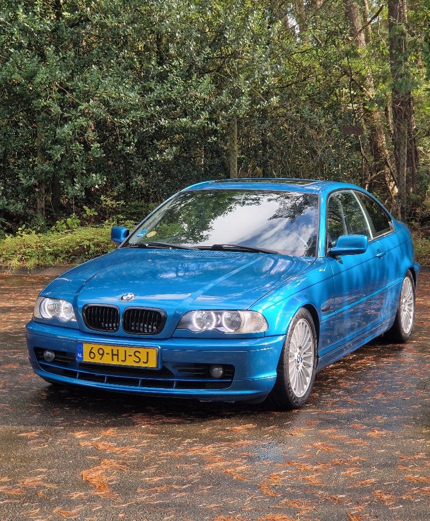 BMW E46 320Ci Coupé | M54B25 Z4-motor | 192 pk Sport/Track, Zwart, Blauw, Handgeschakeld, Particulier