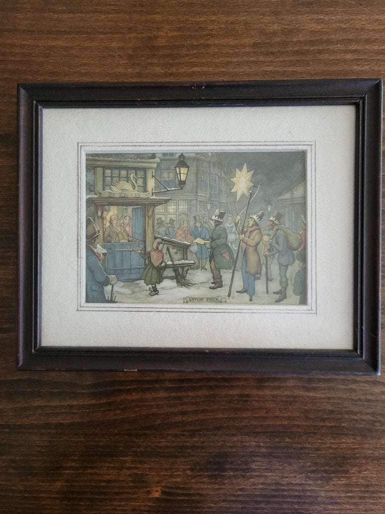 Anton Pieck / prachtige ingelijste afbeeldingen., Ophalen of Verzenden