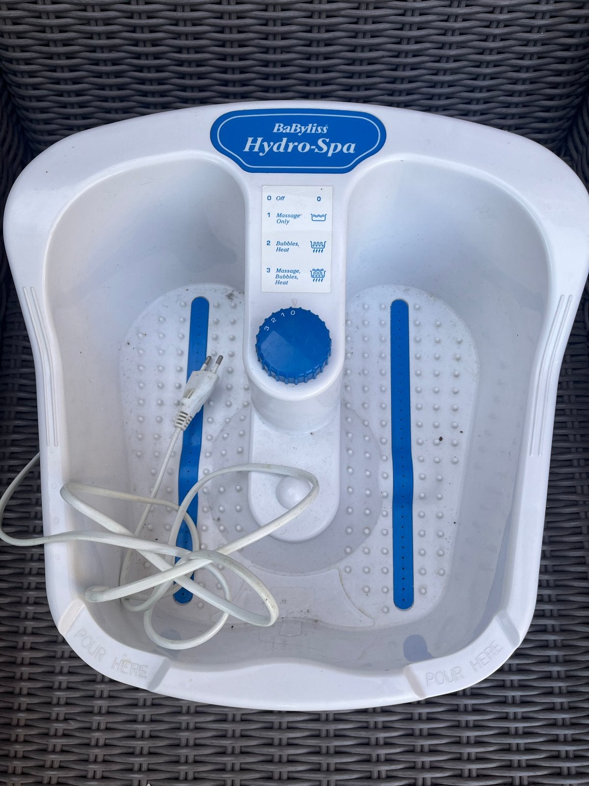 BaByliss Hydro-Spa Voetenbad met Massage en Warmte, Ophalen, Gebruikt, Hand- en Voetverzorging