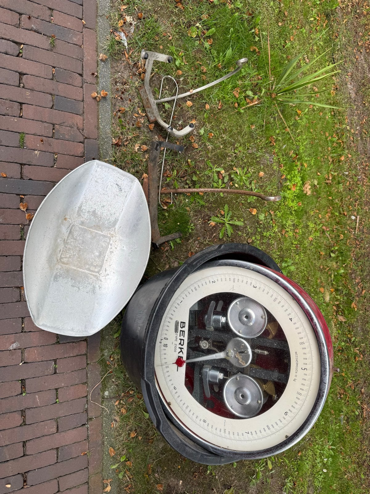Vintage Berkel Hangweegschaal type 21000.  10 kg, Gebruikt, Ophalen of Verzenden, Gijpsvintage, Info@gijpsvintage.nl