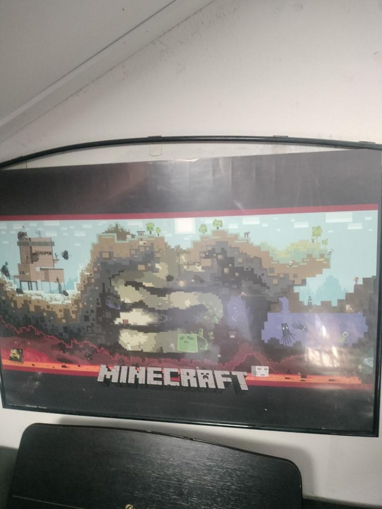 Minecraft schilderij, moet weg, Ophalen