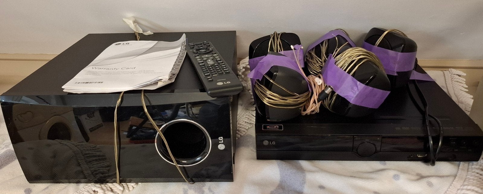 LG DVD Home Cinema Systeem met 5.1 Luidsprekers, Overige merken, Gebruikt, Ophalen of Verzenden, 5.1-systeem