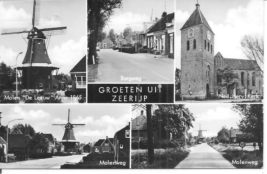 Groeten uit Zeerijp., Ophalen of Verzenden, 1960 tot 1980, Ongelopen, Groningen