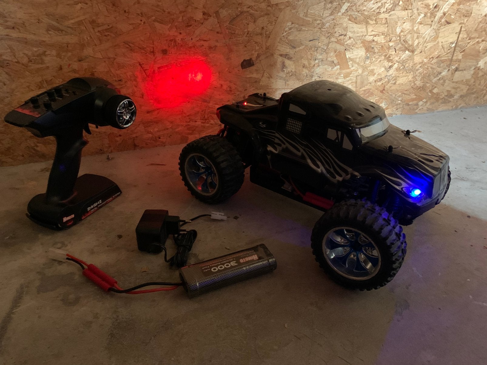Himoto 1/10 met brushless motor, Elektro, Gebruikt, Auto offroad, Ophalen of Verzenden
