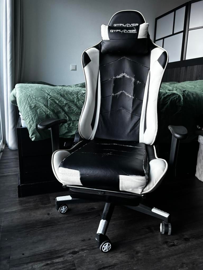 GTPLAYER Gaming Chair, Ophalen of Verzenden, Zo goed als nieuw, Zwart