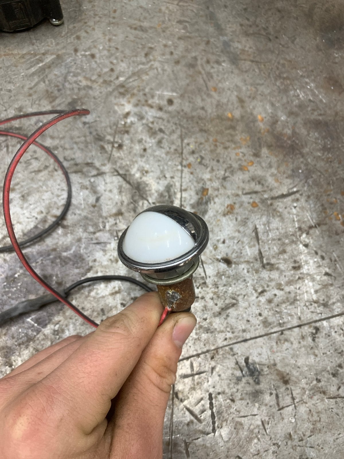 Oldtimer lampje, Auto-onderdelen, Ophalen of Verzenden, Gebruikt, Oldtimer onderdelen