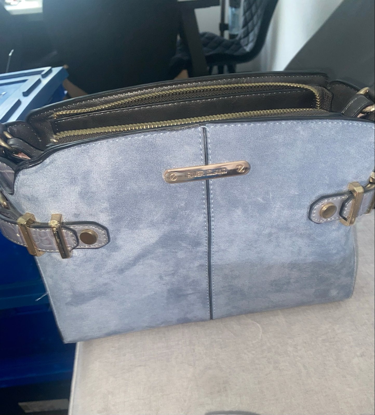 Nieuwe River Island schoudertas - Lichtblauw, Ophalen of Verzenden, Nieuw, Blauw, Schoudertasje