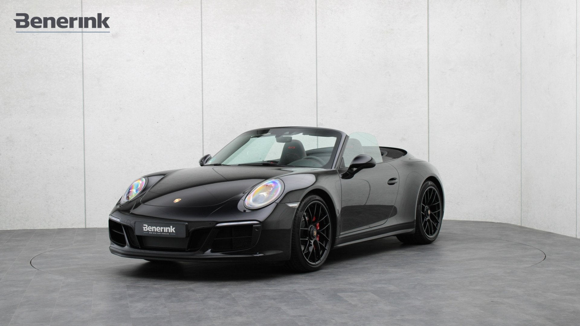 Porsche 911 Cabrio 3.0 Carrera 4 GTS | Achterasbesturing | E, Auto's, 12 maanden, Zwart, 11 km/l, Vierwielaandrijving
