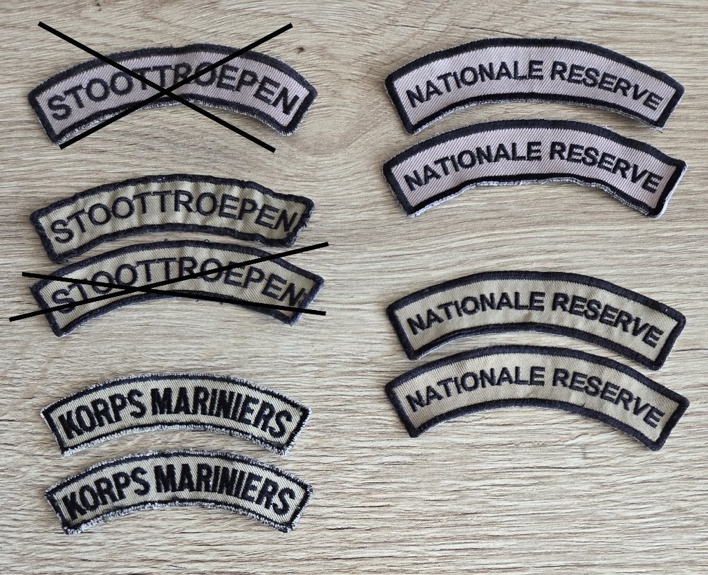 Diverse Militaire straatnamen, Ophalen of Verzenden, Landmacht, Nederland, Embleem of Badge