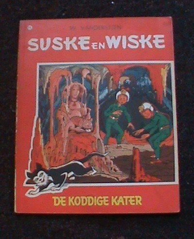 Suske en Wiske De koddige kater 1e druk matte versie 1967, Eén stripboek, Ophalen of Verzenden, Gelezen