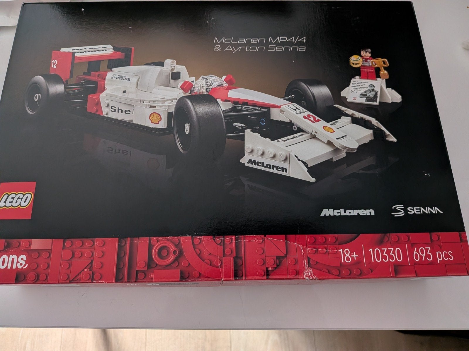 LEGO McLaren MP4/4 & Ayrton Senna (10330) - Nieuw in doos, Ophalen of Verzenden, Nieuw, Overige merken