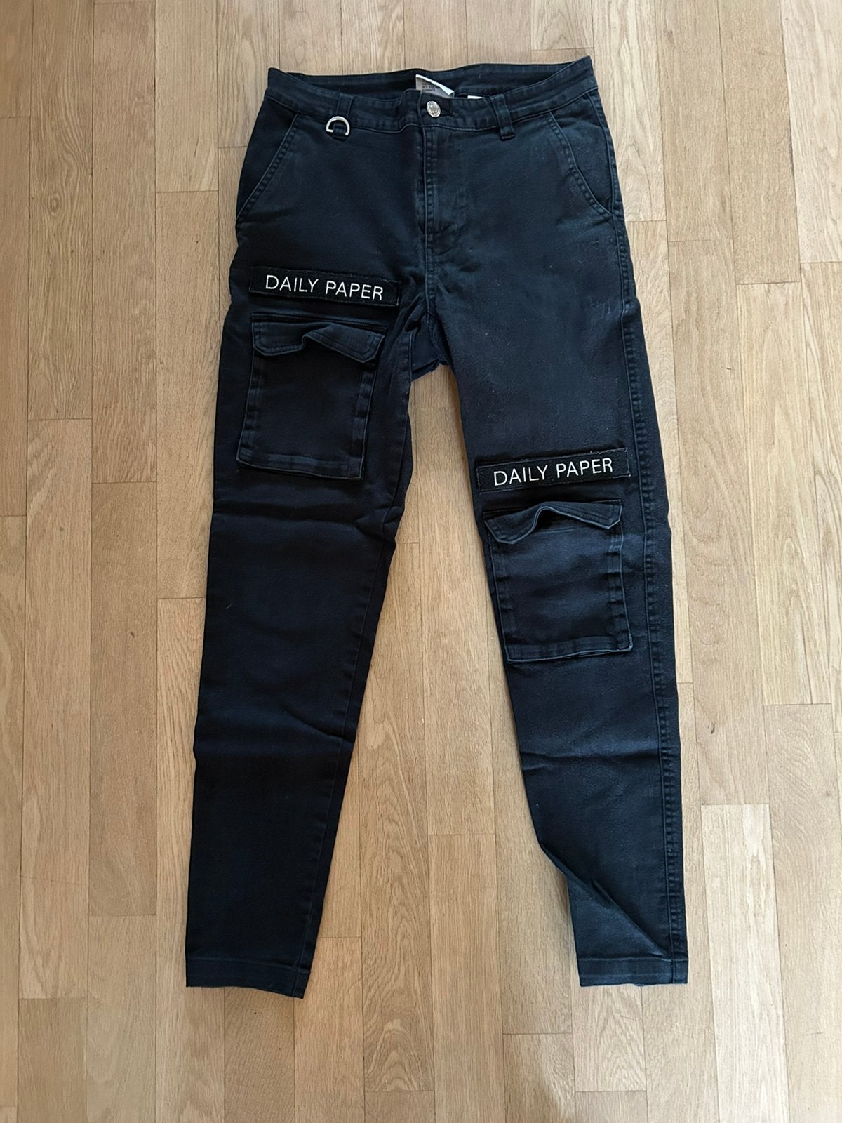 Daily Paper Cargo Broek, Ophalen of Verzenden, Zo goed als nieuw, Zwart