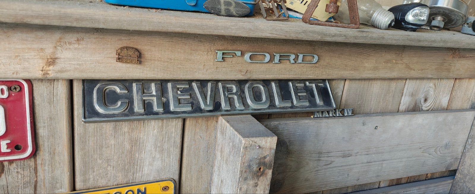 Vintage Chevrolet Embleem - 36cm, Ophalen of Verzenden