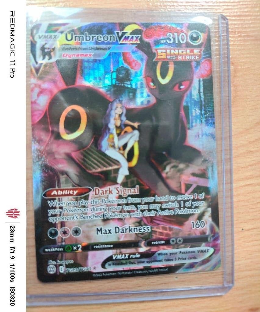 Pokemon kaarten, Hobby en Vrije tijd, Ophalen of Verzenden, Zo goed als nieuw, Losse kaart, Foil