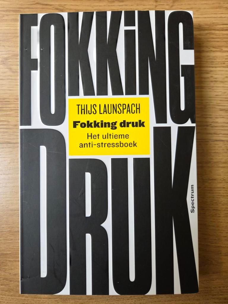 Thijs Launspach - Fokking druk, Boeken, Ophalen of Verzenden, Gelezen, Thijs Launspach