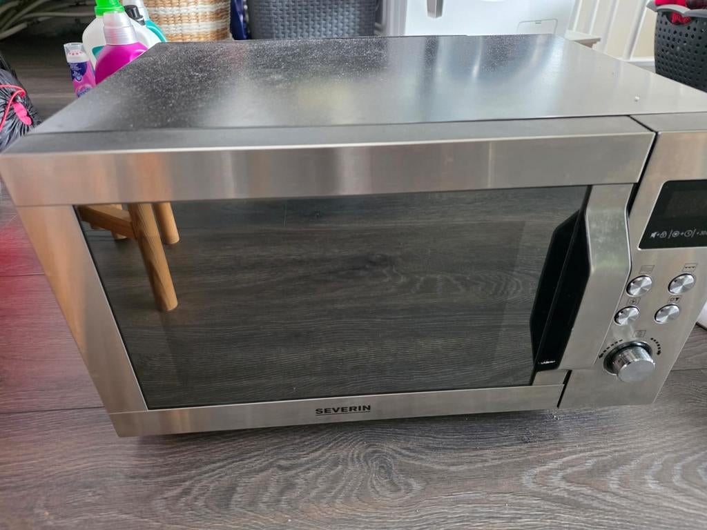Severin combimagnetron met ovenfunctie, Witgoed en Apparatuur, Magnetrons, Ophalen, Combimagnetron, Gebruikt, Grill