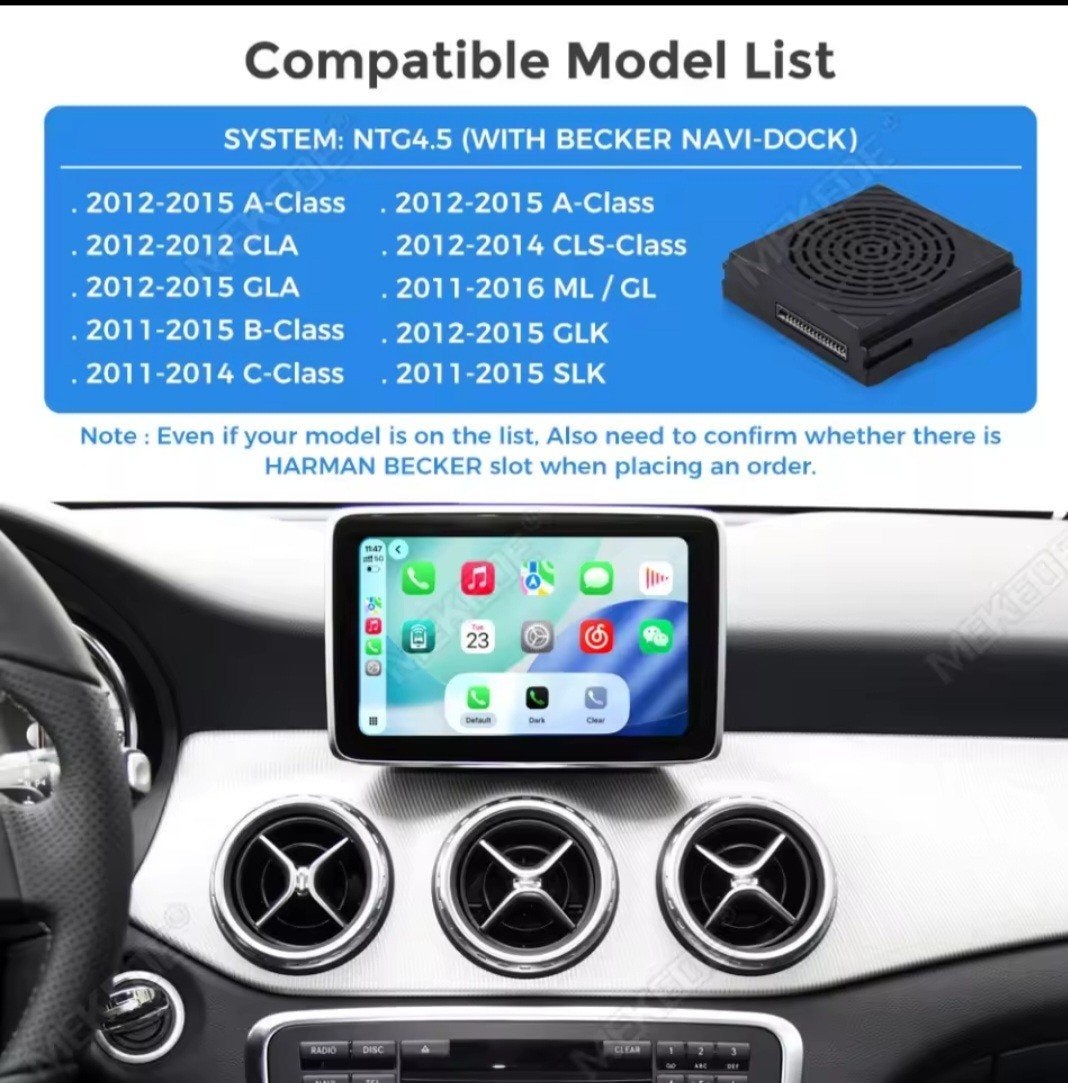 Carplay Mercedes-Benz NTG4.5 (Becker Navi-Dock, Ophalen of Verzenden, Zo goed als nieuw