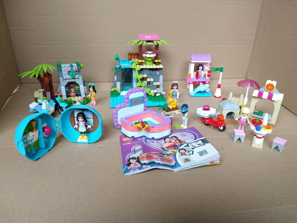 6 complete sets Lego Friends sets met poppetjes, Lego, Ophalen of Verzenden, Complete set, Compleet