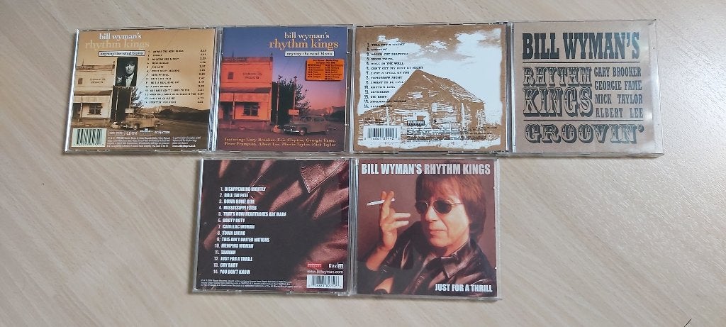 Bill Wyman's Rhythm Kings 3cd's 1 koop 20,50 euro ook los, Ophalen of Verzenden, Zo goed als nieuw, Pop, Album