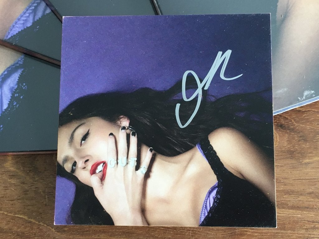 Promo 5" Print Olivia Rodrigo Guts GESIGNEERD NIEUW, Pop, Ophalen of Verzenden, Nieuw in verpakking, Overige typen