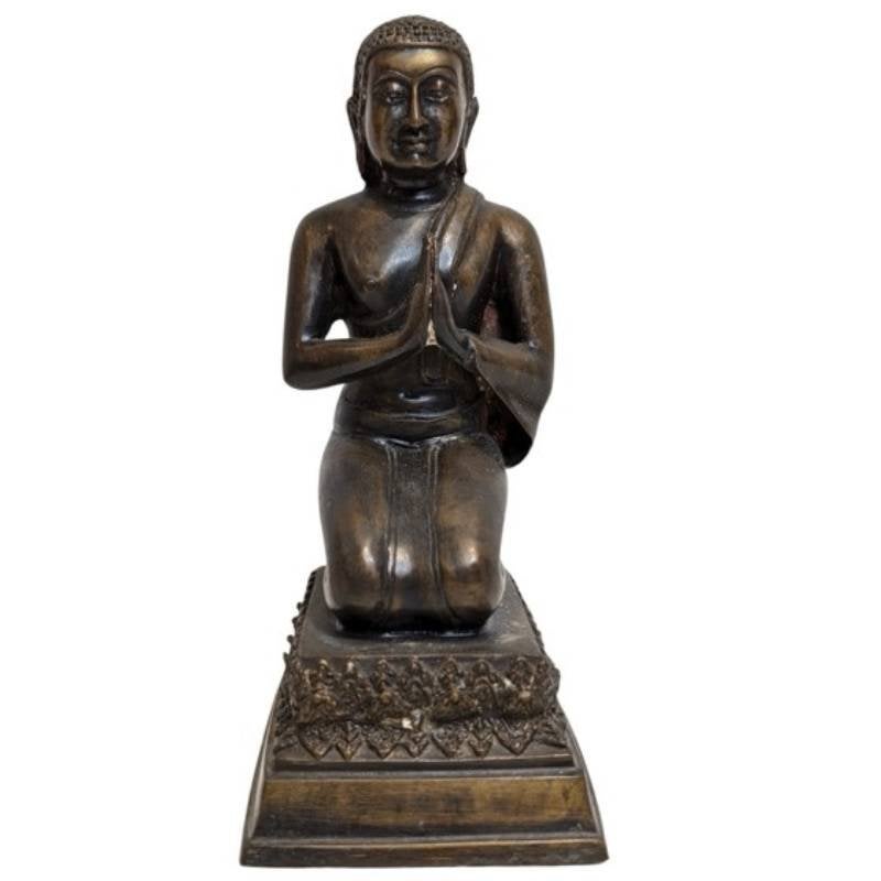 Knielende bronzen Boeddha – Birma – 18e/19e eeuw – 021