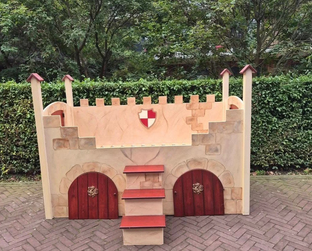 Stoer Kinderbed Kasteelbed met Speelruimte, Gebruikt, 90 cm, Ophalen of Verzenden, 200 cm