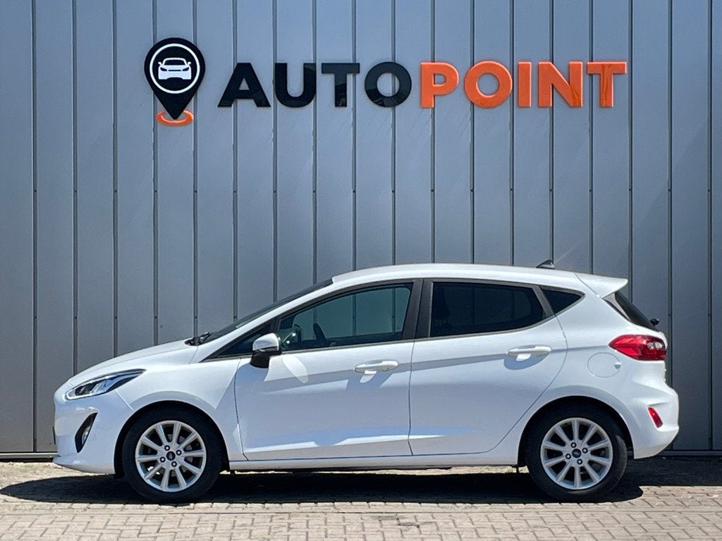 Ford Fiesta 1.0 EcoBoost Titanium AUTOMAAT LED ORG NL, Auto's, Ford, Stof, Gebruikt, Origineel Nederlands, Bedrijf