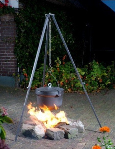 Vuurketel Etna - outdoor koken, Ophalen, Houtskool, Nieuw, Globe Fire