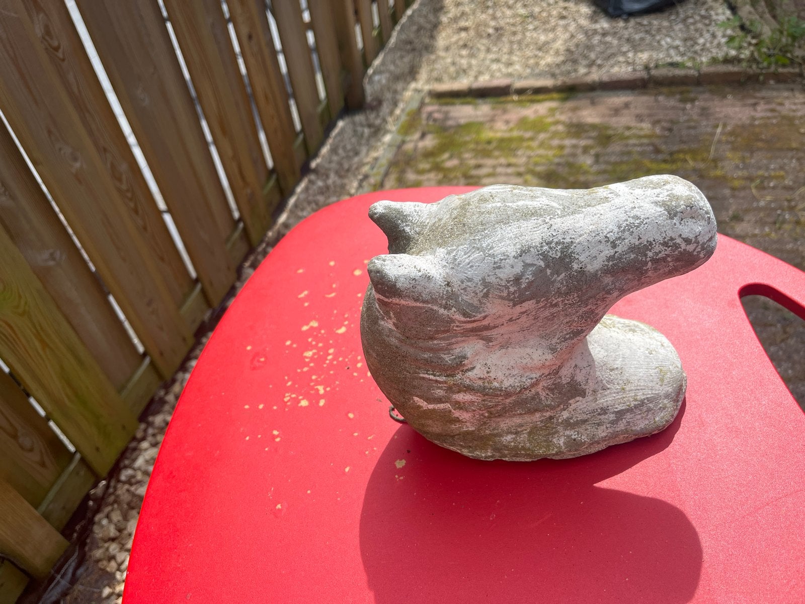 Decoratieve betonnen paardenhoofd voor tuin of huis, Ophalen