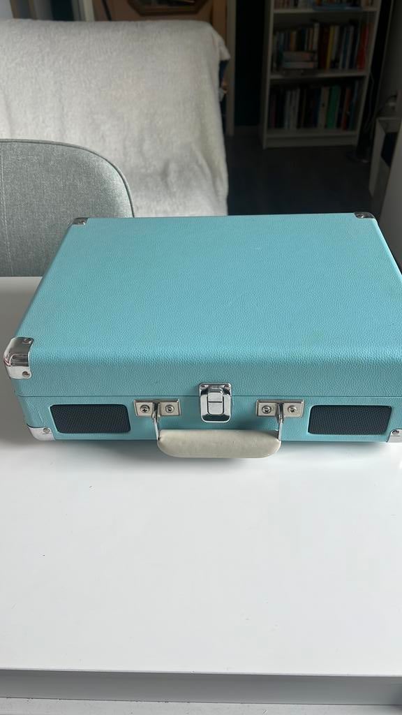 Crosley Turquoise Antique Style Platenspeler, Audio, Tv en Foto, Platenspelers, Ophalen, Zo goed als nieuw, Platenspeler, Overige merken
