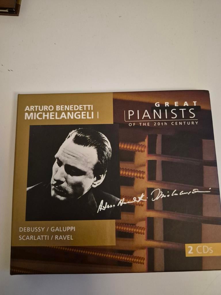 Arturo Benedetti Michelangeli - Great Pianists (2CDs), Boxset, Modernisme tot heden, Ophalen of Verzenden, Zo goed als nieuw