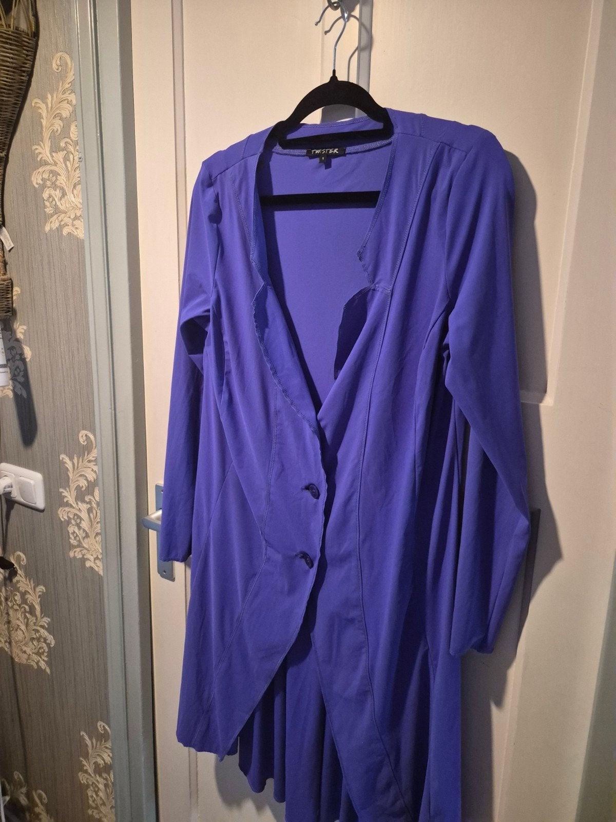 Paarse lange blazer/vest van Twister, Kleding | Dames, Twister, Ophalen of Verzenden, Zo goed als nieuw, Paars