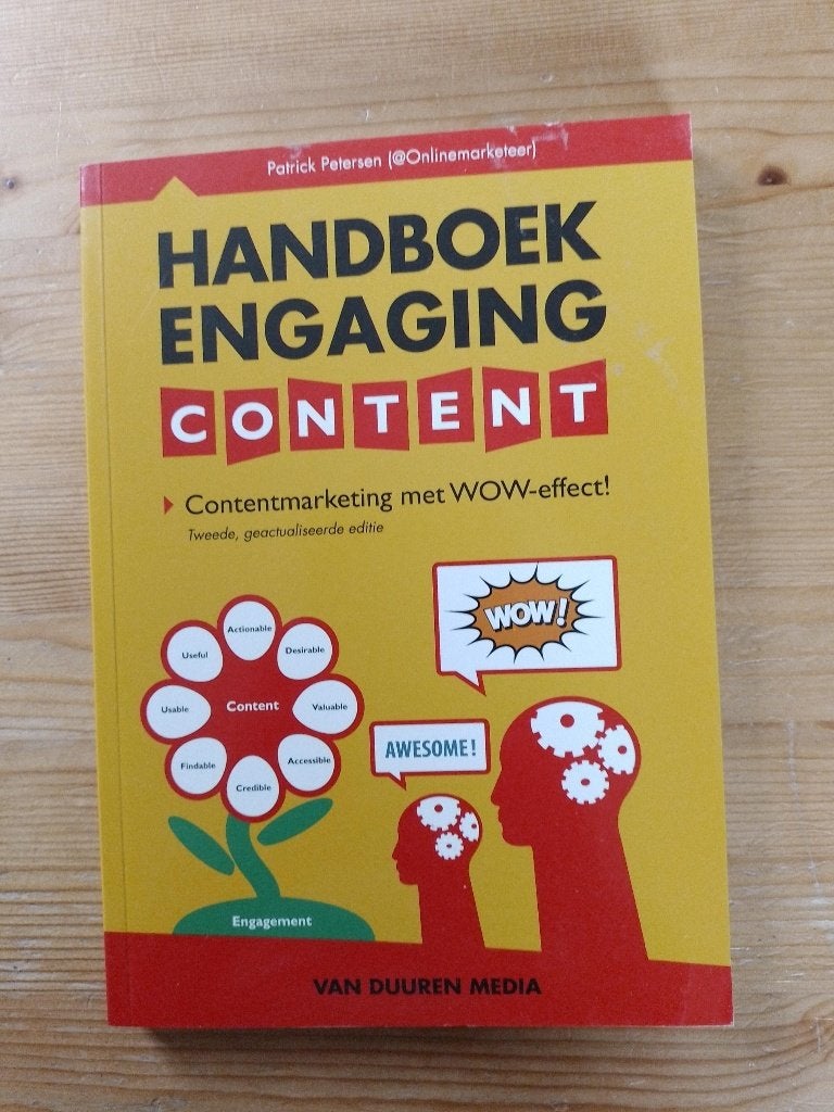 Handboek engaging Content  Patrick Petersen, Boeken, Ophalen of Verzenden, Patrick Petersen, Management, Zo goed als nieuw