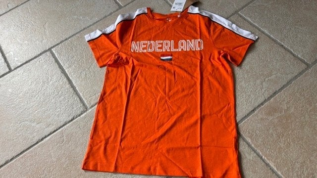 Tshirt oranje maat 158/164 nieuw, Kinderen en Baby's, Ophalen of Verzenden, Nieuw, Jongen of Meisje, Shirt of Longsleeve