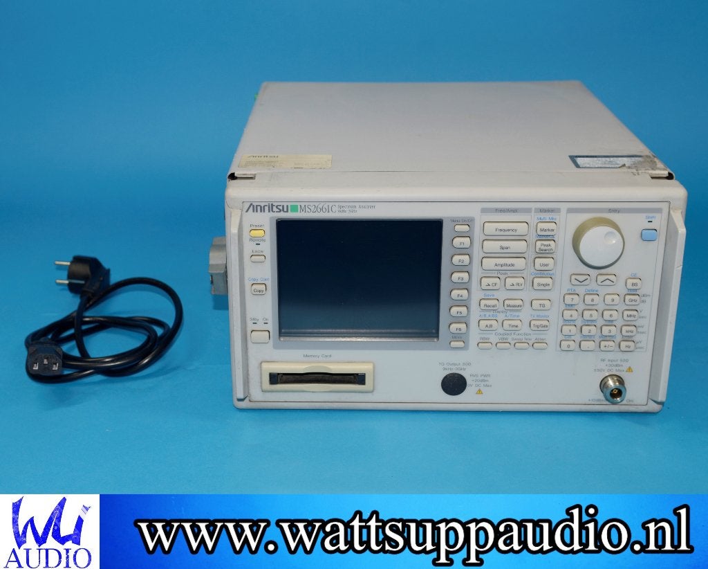 ANRITSU MS2661C Spectrum Analyzer 9K - 3GHZ, Gebruikt, ., Elektriciteit, Ophalen of Verzenden