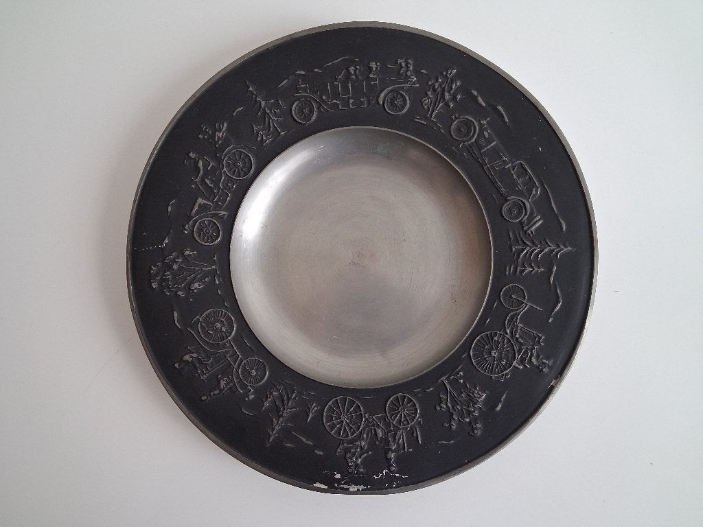 Vintage tinnen bord EW Regensburg – Historisch / Oldtimers, Ophalen of Verzenden