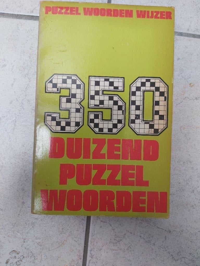 Puzzelwoordenboek, Ophalen of Verzenden, Minder dan 500 stukjes, Gebruikt, Puzzelboek