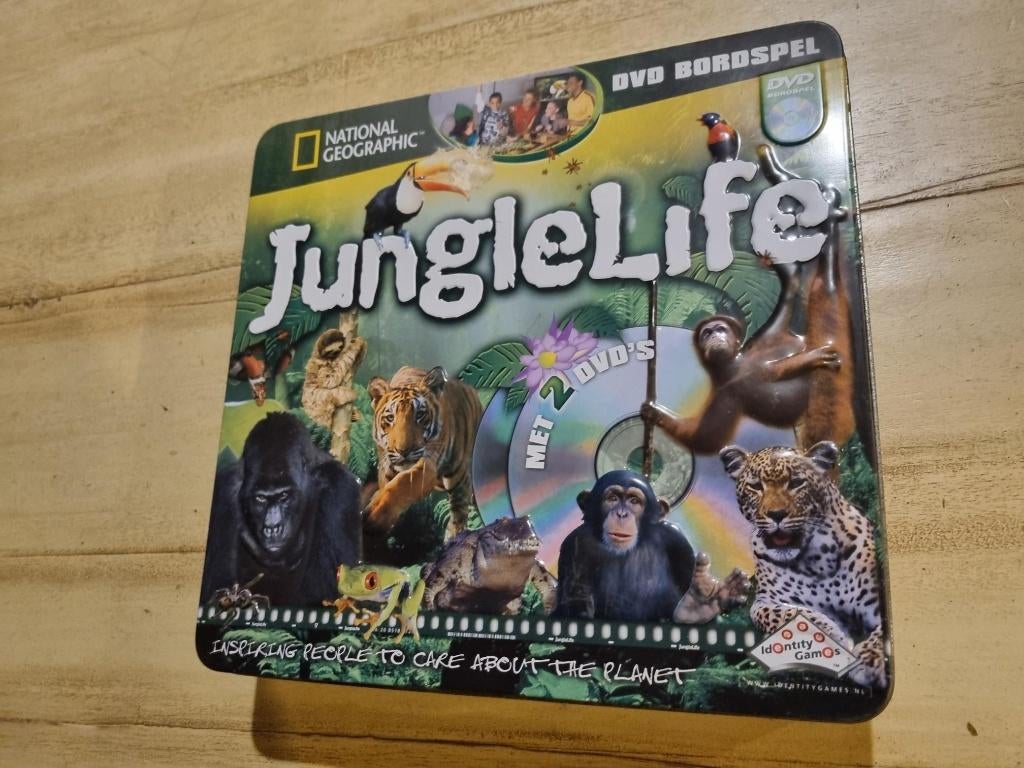 jungle life bordspel, Hobby en Vrije tijd, Gezelschapsspellen | Bordspellen, Drie of vier spelers, Ophalen of Verzenden, Zo goed als nieuw