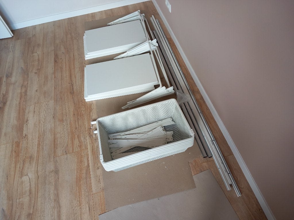 Ikea inbouw kast, Ophalen, Kunststof, Met plank(en), 50 tot 100 cm