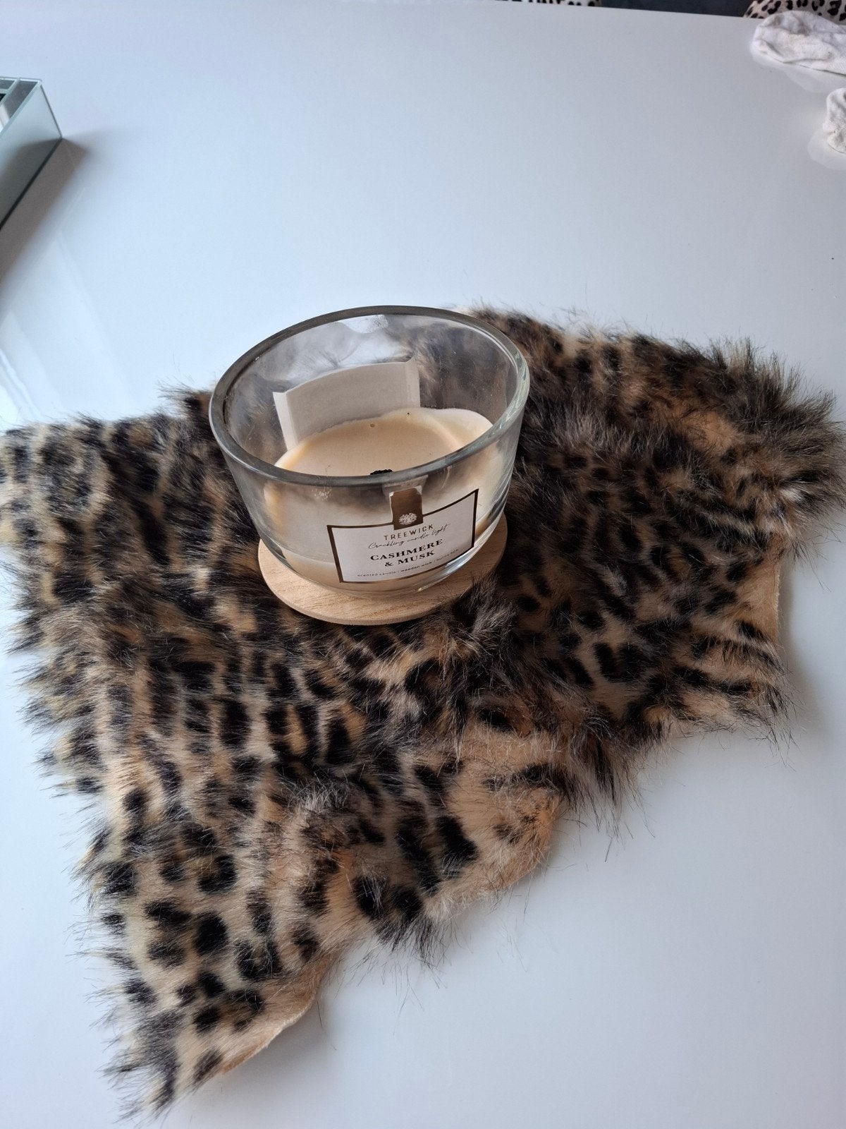 Leopard/Panter print decoratiekleedje - nieuw, Huis en Inrichting, Meerkleurig, Ophalen of Verzenden, Zo goed als nieuw, Modern